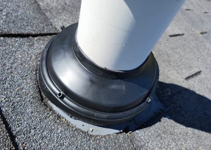 Roof after rejuvenation treatment — restored shingles looking like new